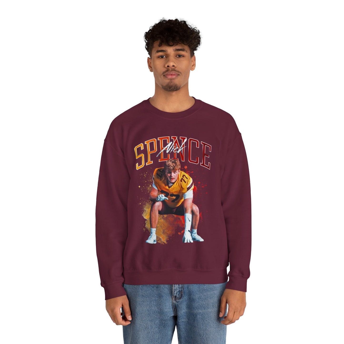 Nick Spence Big Last Name Crewneck Sweatshirt