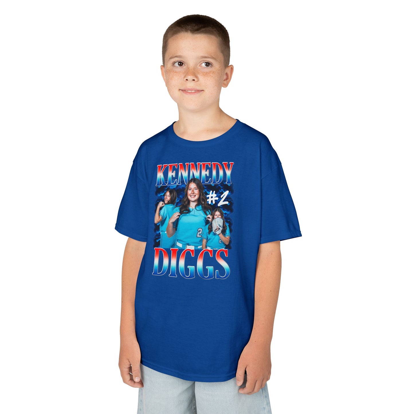Kennedy Diggs Single Color Combo Kids Tee