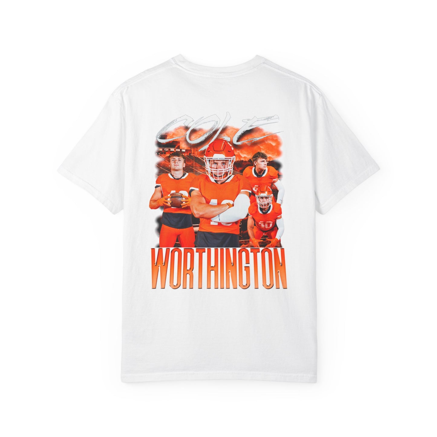 Cole Worthington Logo Front & Back Premium Tee