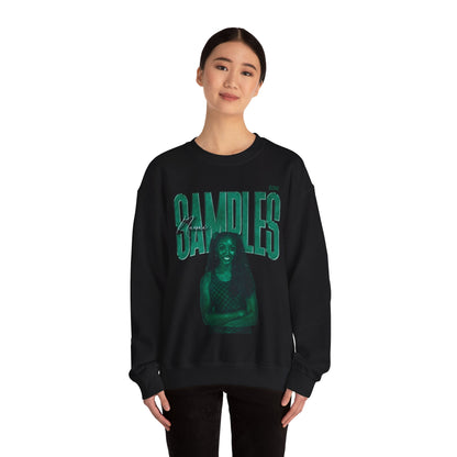 Naomi Samples Faded Glory Crewneck Sweatshirt