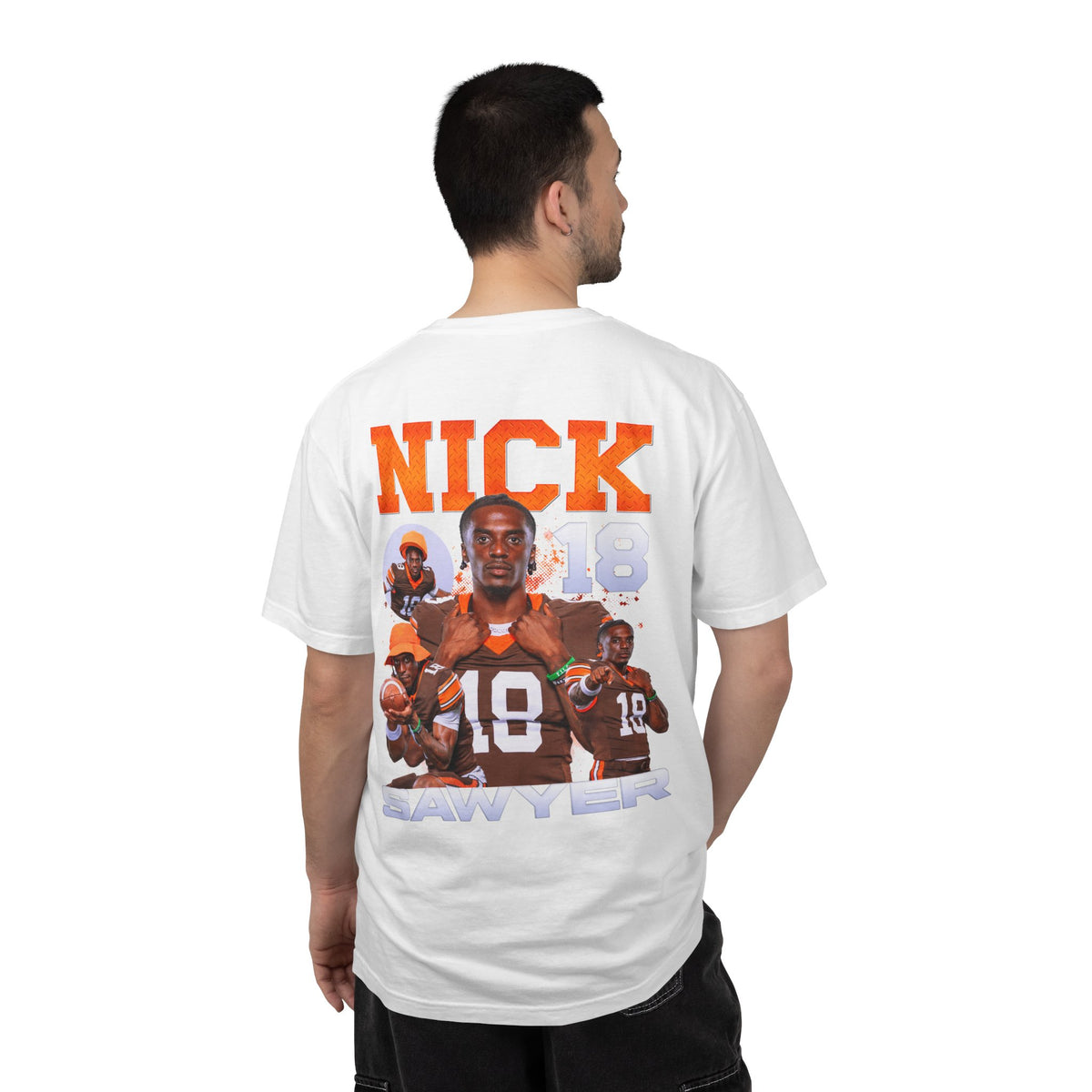 Nick Sawyer Logo Front & Back Premium Tee