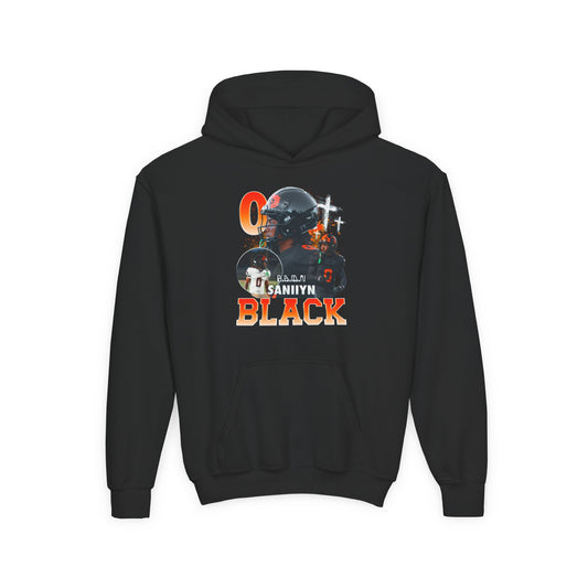 Saniiyn Black Kids Hoodie