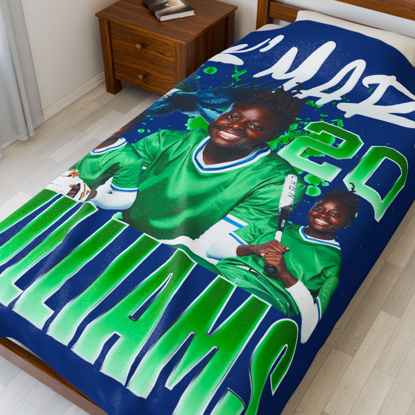 K'Mari Williams 60"-80" Plush Blanket