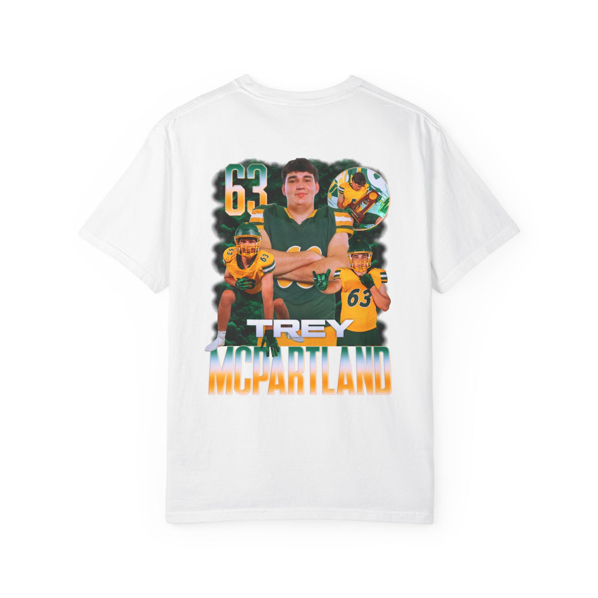 Trey McPartland Logo Front & Back Premium Tee