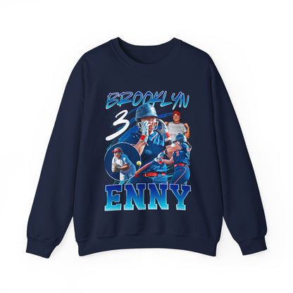 Brooklyn Enny Single Color Combo Crewneck Sweatshirt