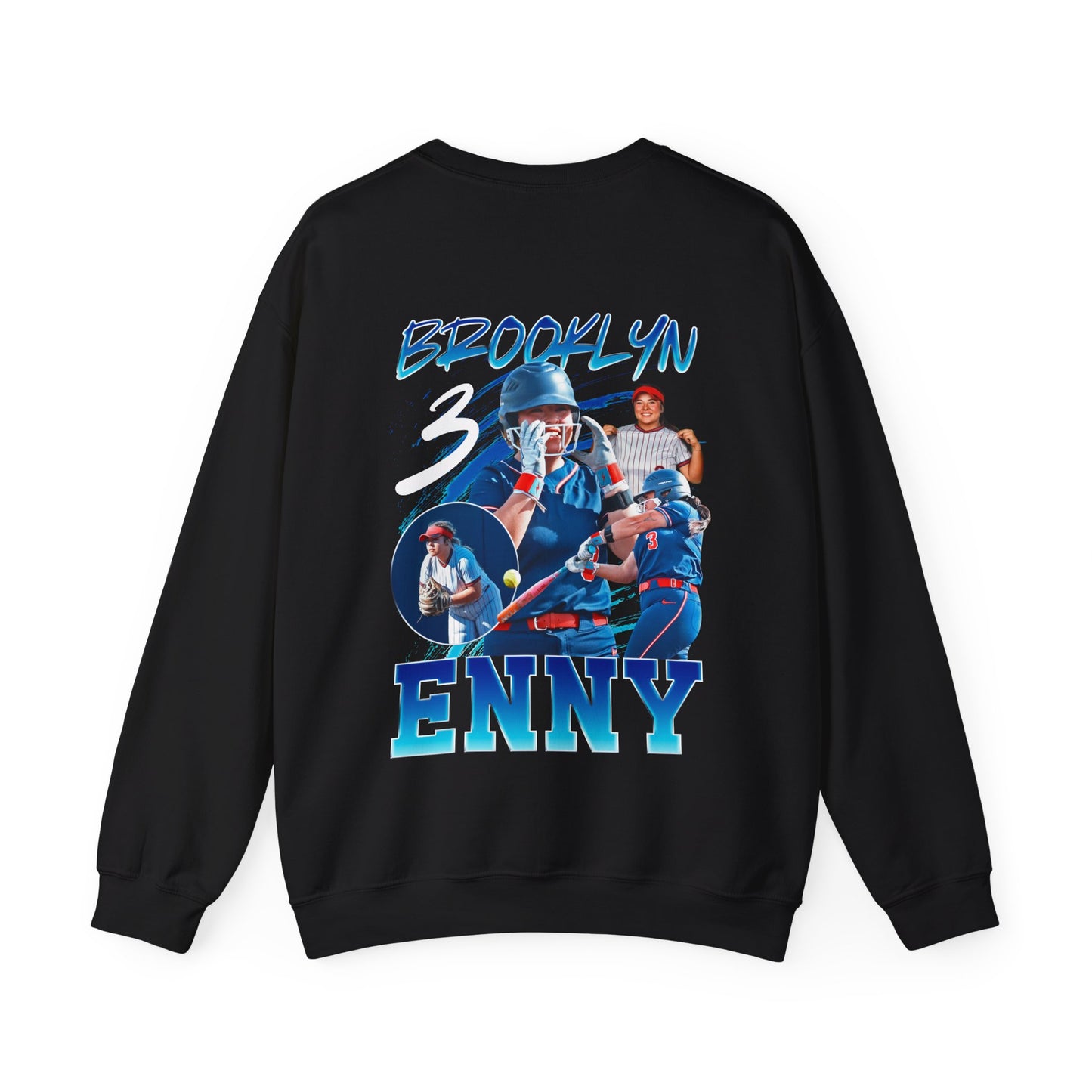 Brooklyn Enny Logo Front & Back Crewneck