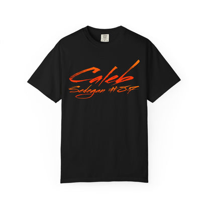 Caleb Sedegan Cursive Name & Number Premium Tee