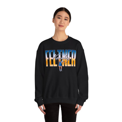 Kensley Feltner Curved Combo Crewneck Sweatshirt