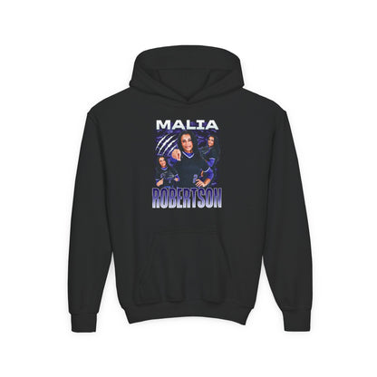 Malia Robertson White & Combo Colored Kids Hoodie