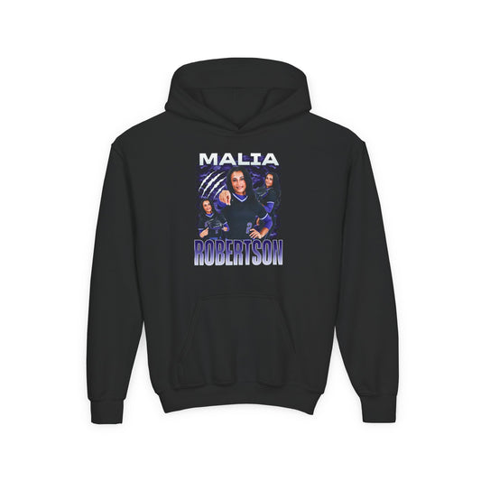 Malia Robertson White & Combo Colored Kids Hoodie