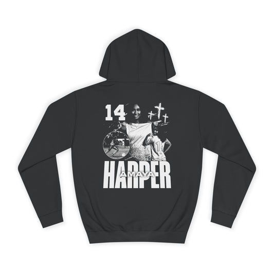 Amaya Harper Vintage Blackout Premium Hoodie