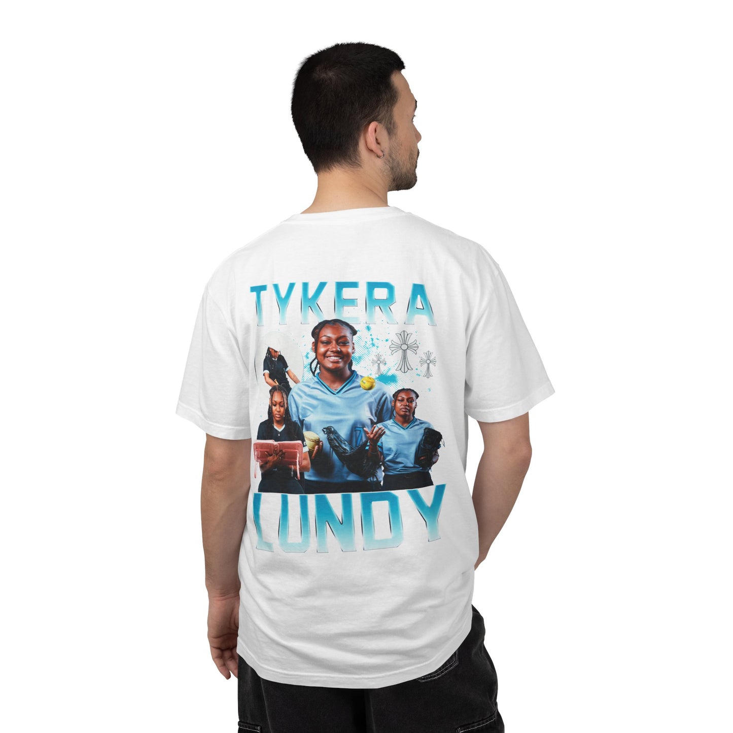 Tykera Lundy Logo Front & Back Premium Tee