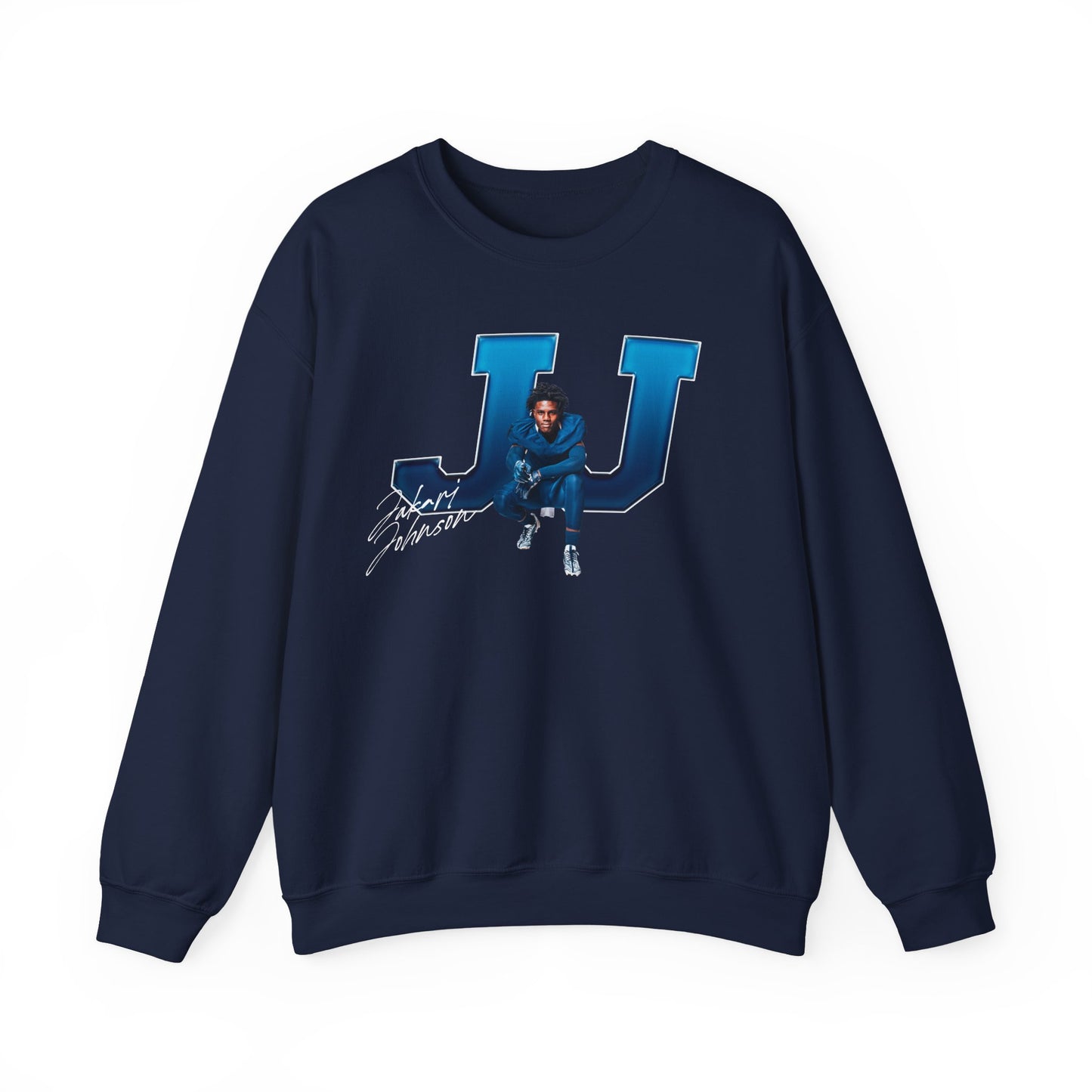 Jakari Johnson Big Initials Crewneck Sweatshirt