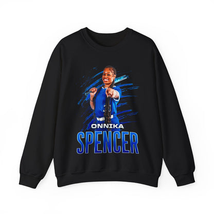 Onnika Spencer Name And Number Ombre Crewneck Sweatshirt