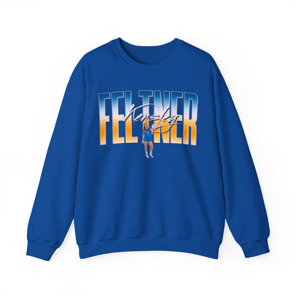 Kensley Feltner Curved Combo Crewneck Sweatshirt