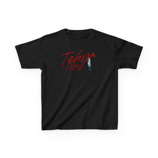 Tehya Pitts Cursive Kids Tee