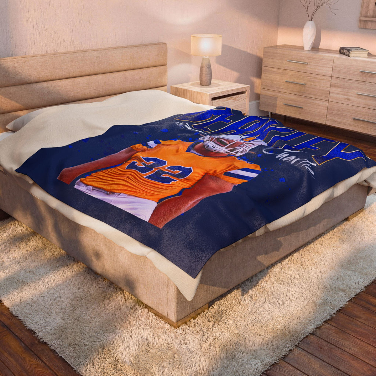 Charlie Berkley 60"-80" Plush Blanket