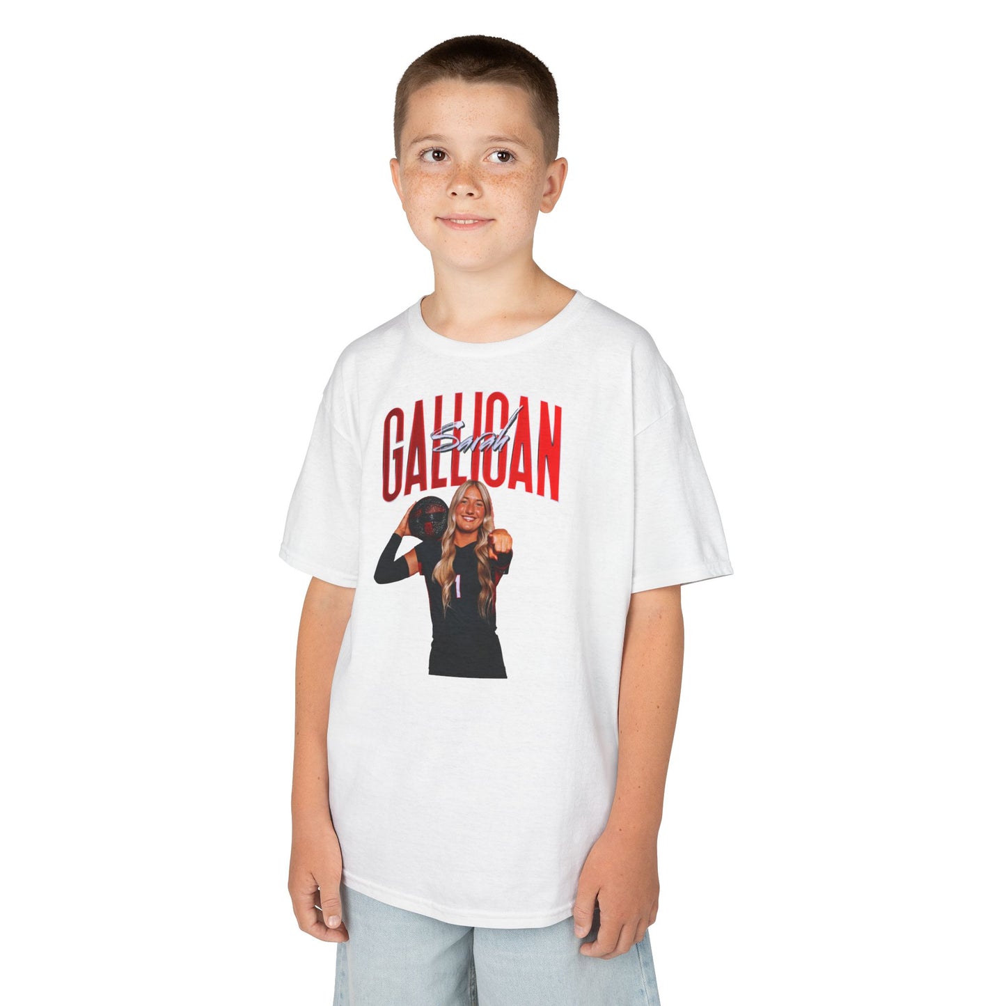 Sarah Galligan Big Last Name Kids Tee