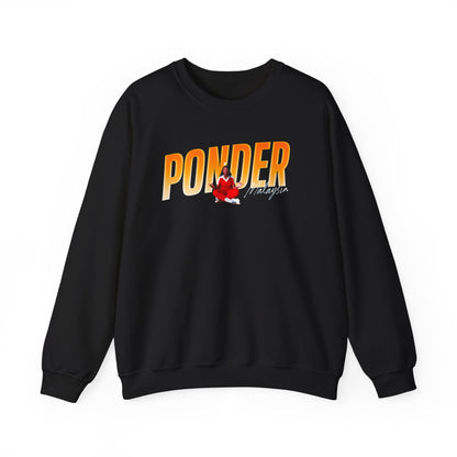 Malaysia Ponder Cursive Combo Crewneck Sweatshirt