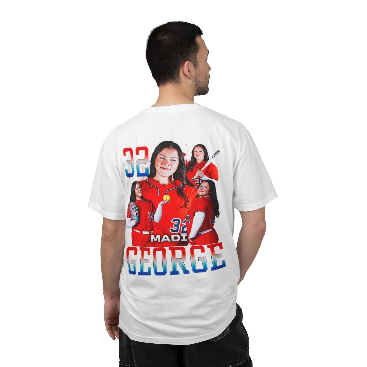 Madi George Logo Front & Back Premium Tee