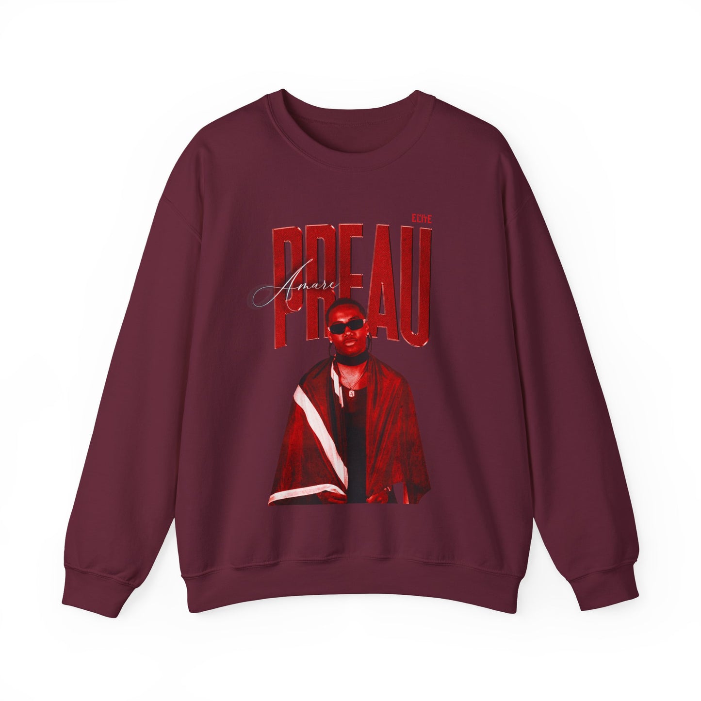 Amare Preau Faded Glory Crewneck Sweatshirt