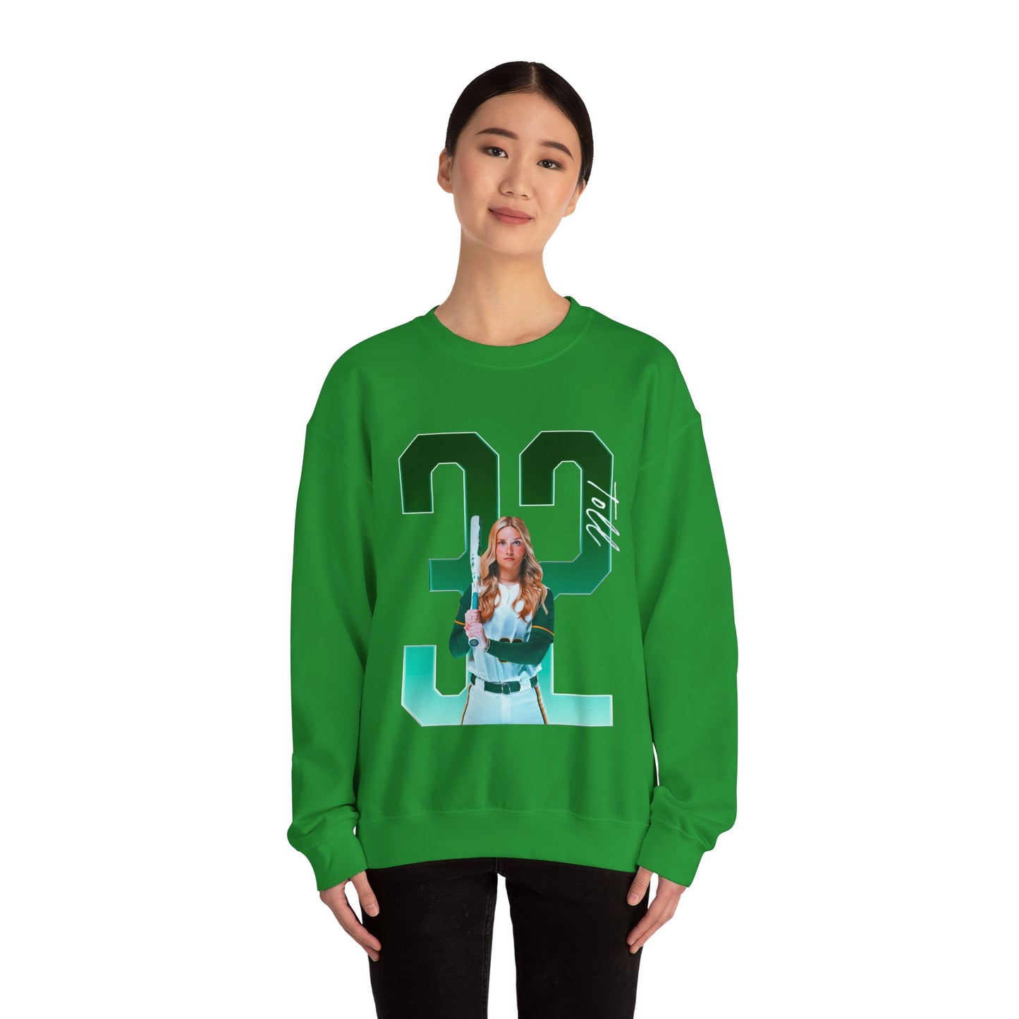 Lila Toll Player Icon Number Crewneck Sweatshirt