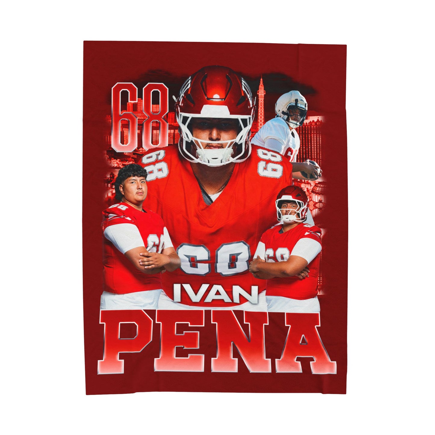 Ivan Pena 60"-80" Plush Blanket
