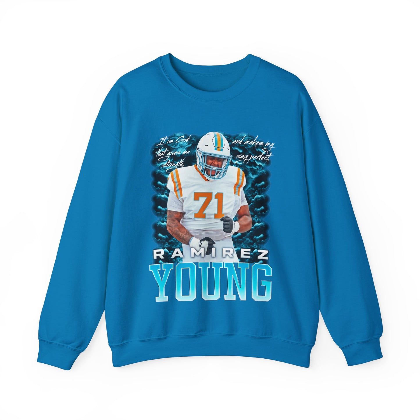 Ramirez Young Featured Quote Crewneck Sweatshirt