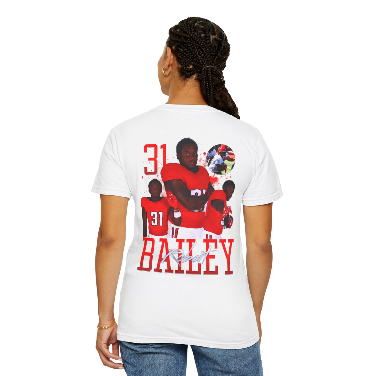 Robert Bailey Logo Front & Back Premium Tee