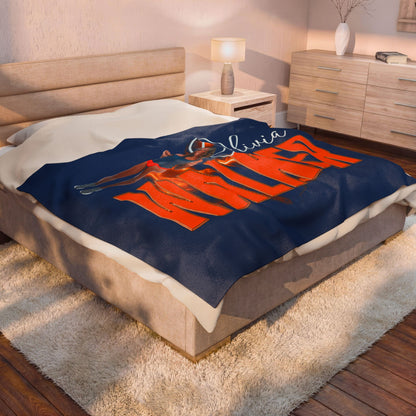 Olivia Walker 60"-80" Plush Blanket