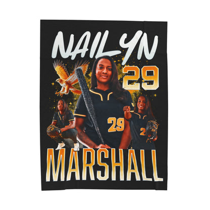 Nailyn Marshall 60"-80" Plush Blanket