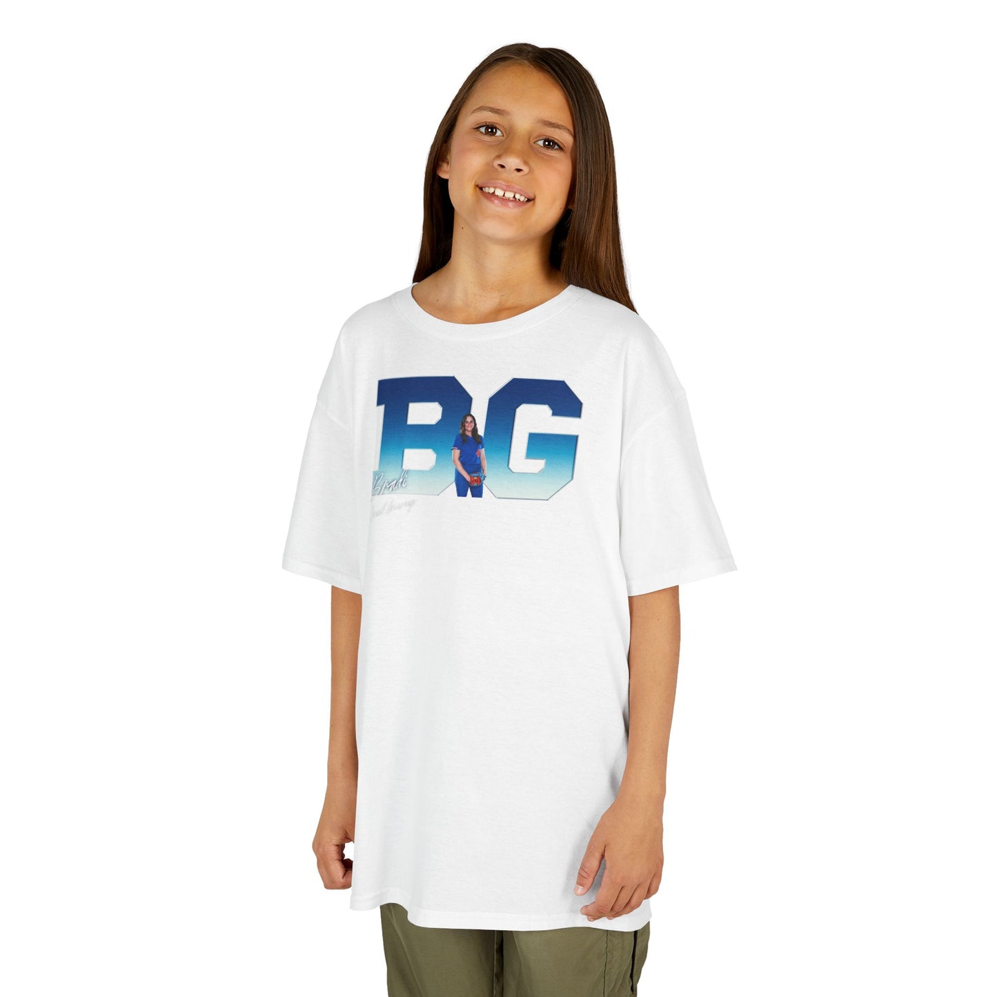 Bradi Gallaway Big Initials Kids Tee