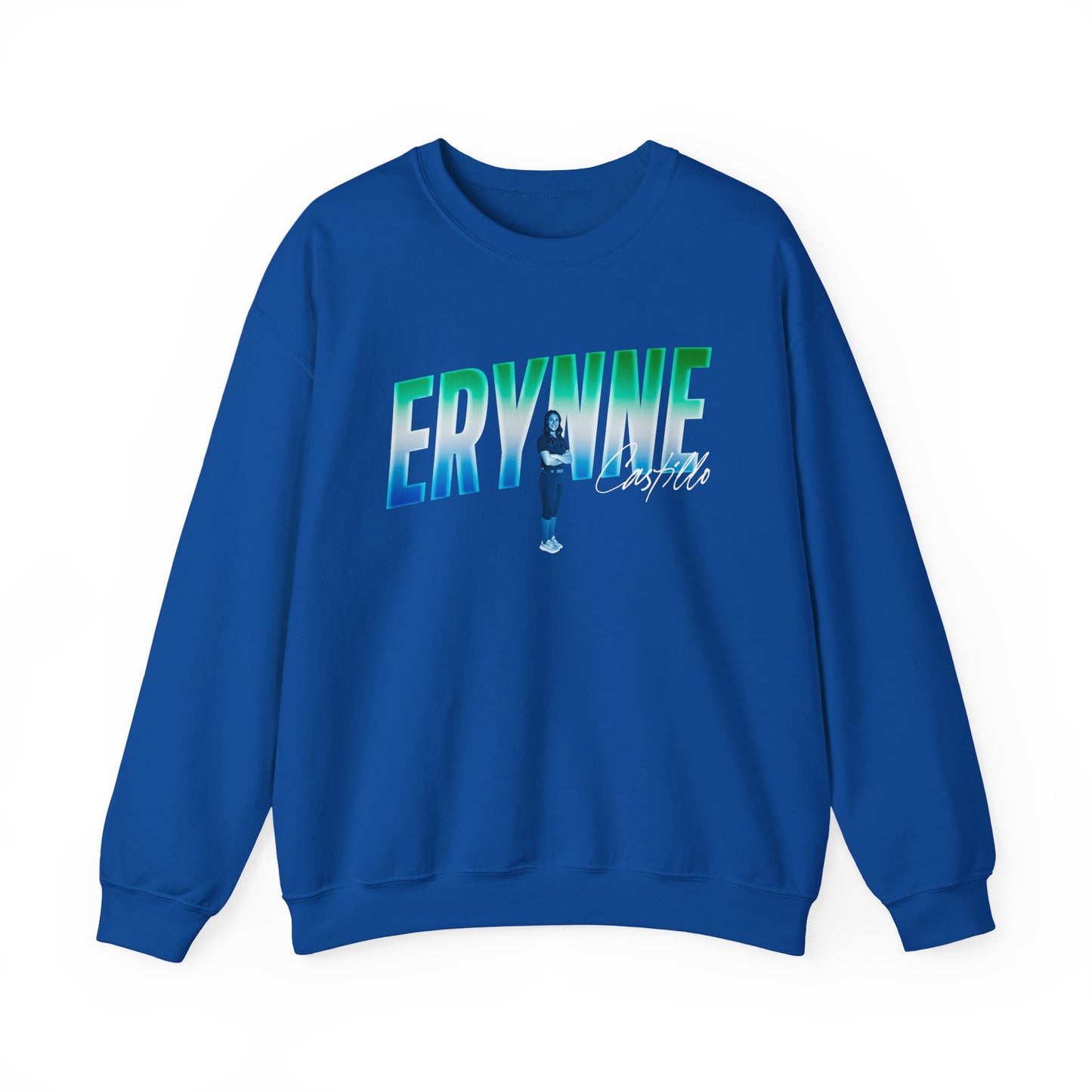 Erynne Castillo Cursive Combo Colored Crewneck Sweatshirt