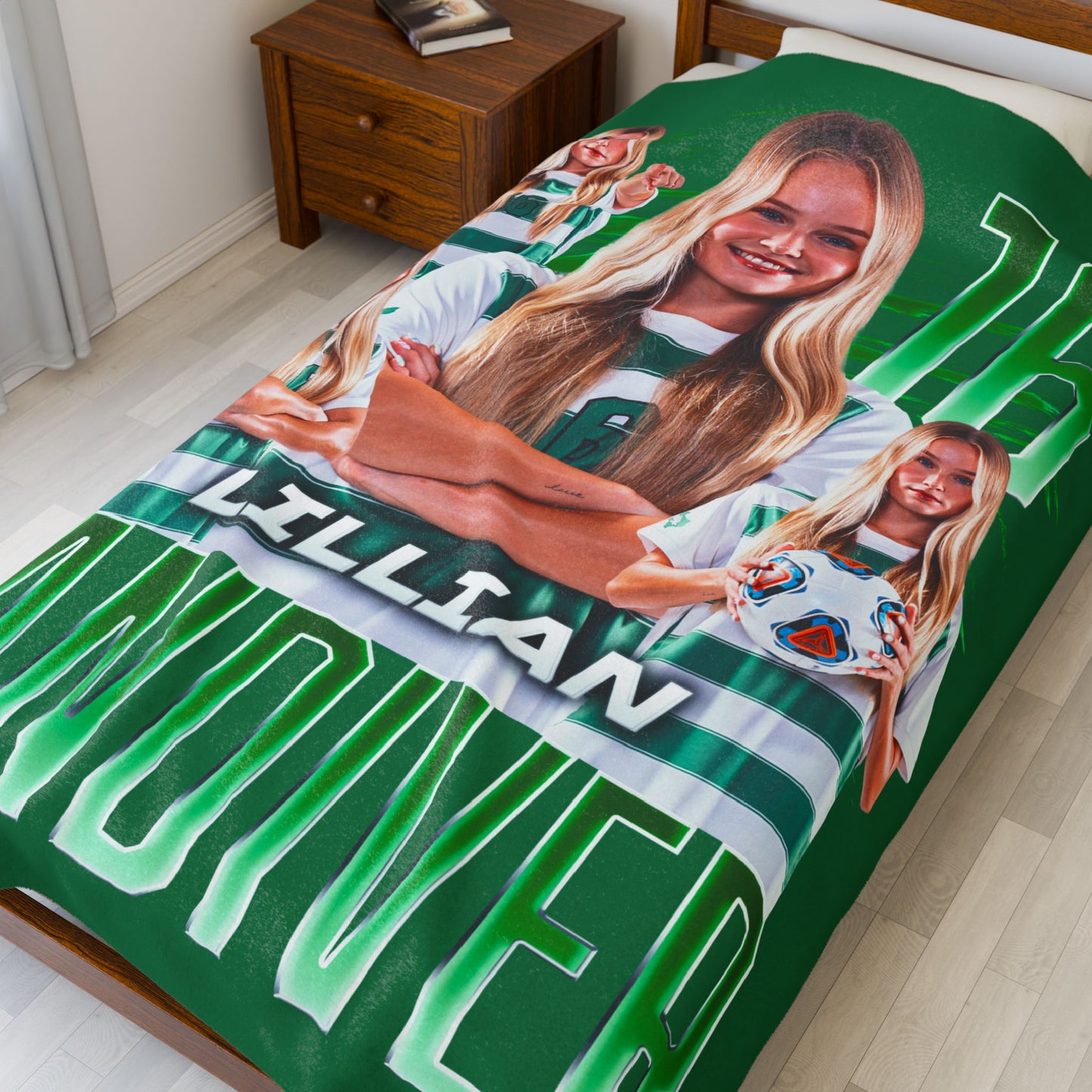 Lillian Vandiver 60"-80" Plush Blanket