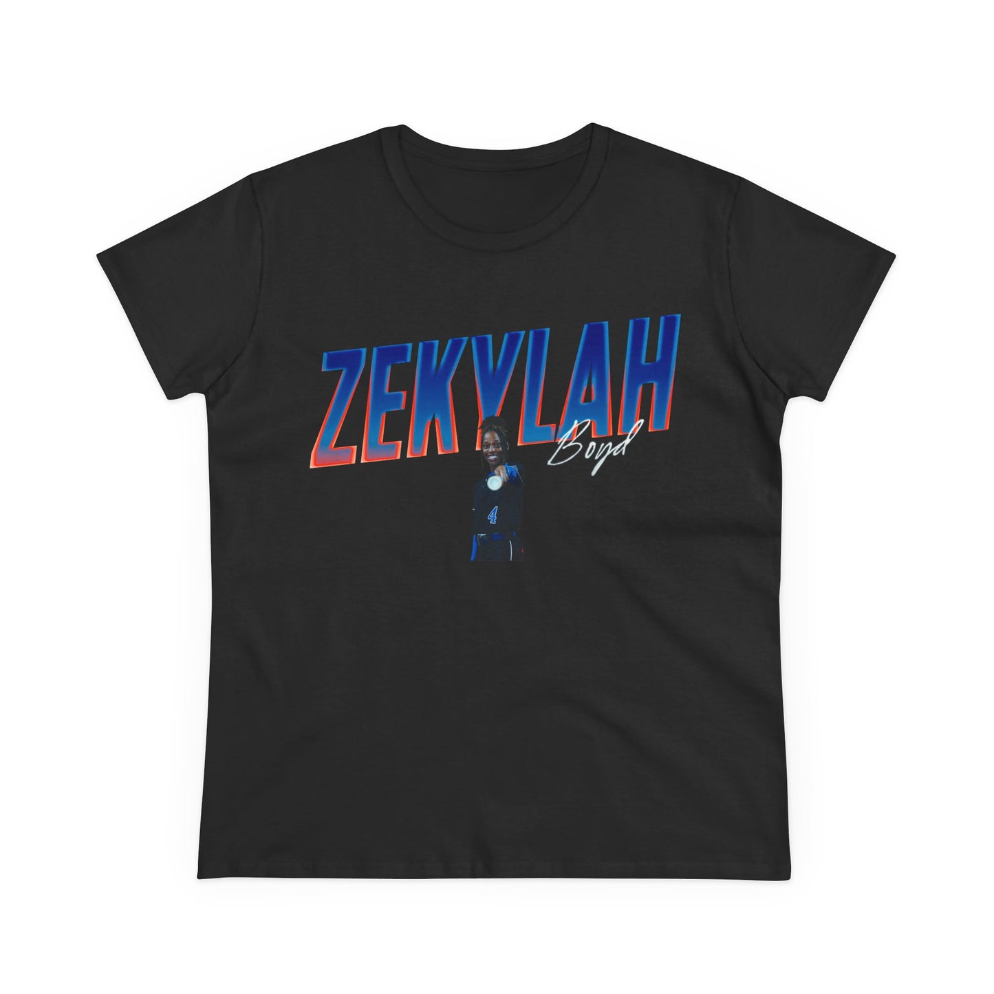 Zekylah Boyd Cursive Combo Women's Tee
