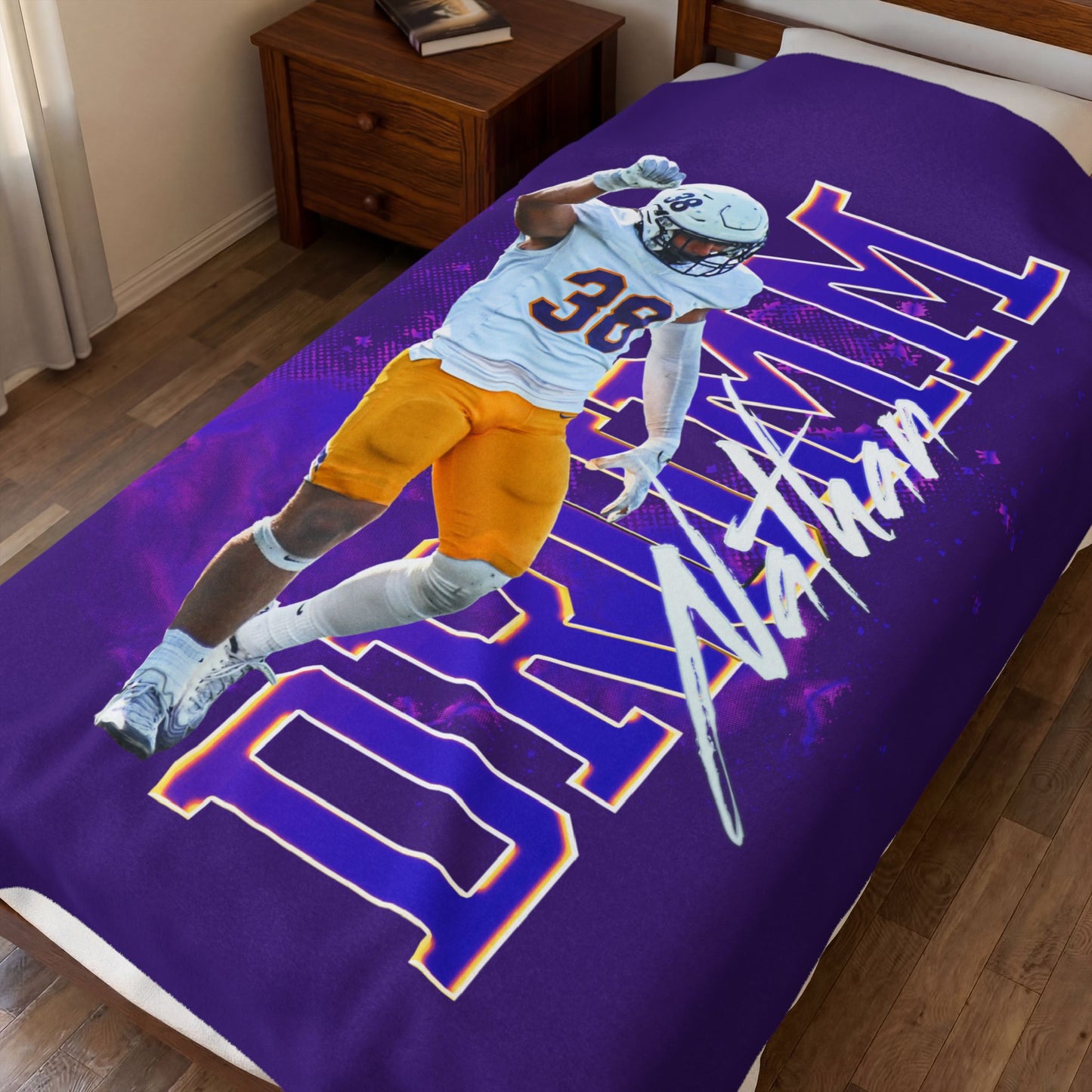Nathan Drumm 60"-80" Plush Blanket