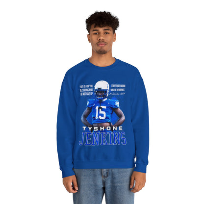 Tyshone Jenkins Featured Quote Crewneck Sweatshirt