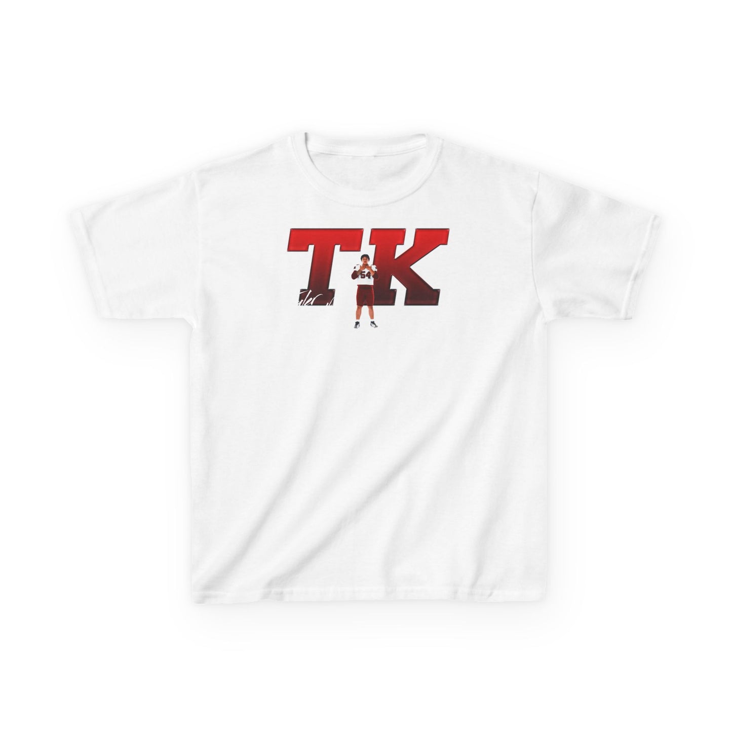 Tyler Keinath Big Initials Colored Kids Tee