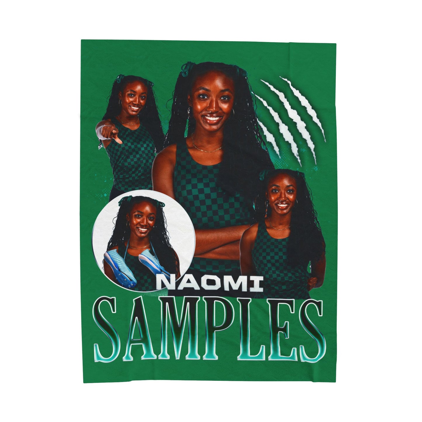 Naomi Samples 60"-80" Plush Blanket