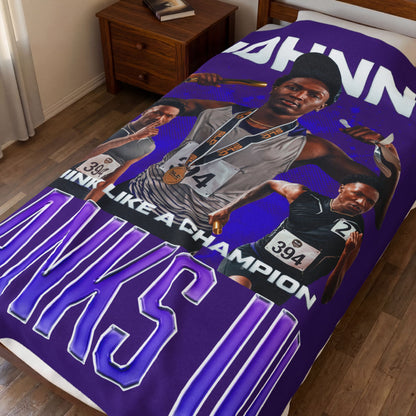 Johnny Banks III 60"-80" Plush Blanket