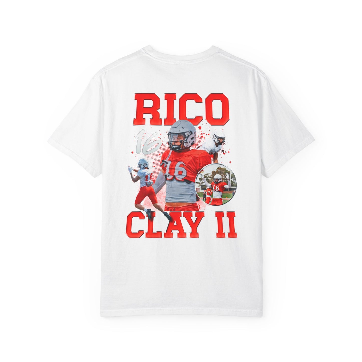 Rico Clay II Logo Front & Back Premium Tee