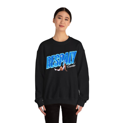Sasha Bespaly Cursive Combo Colored Crewneck Sweatshirt