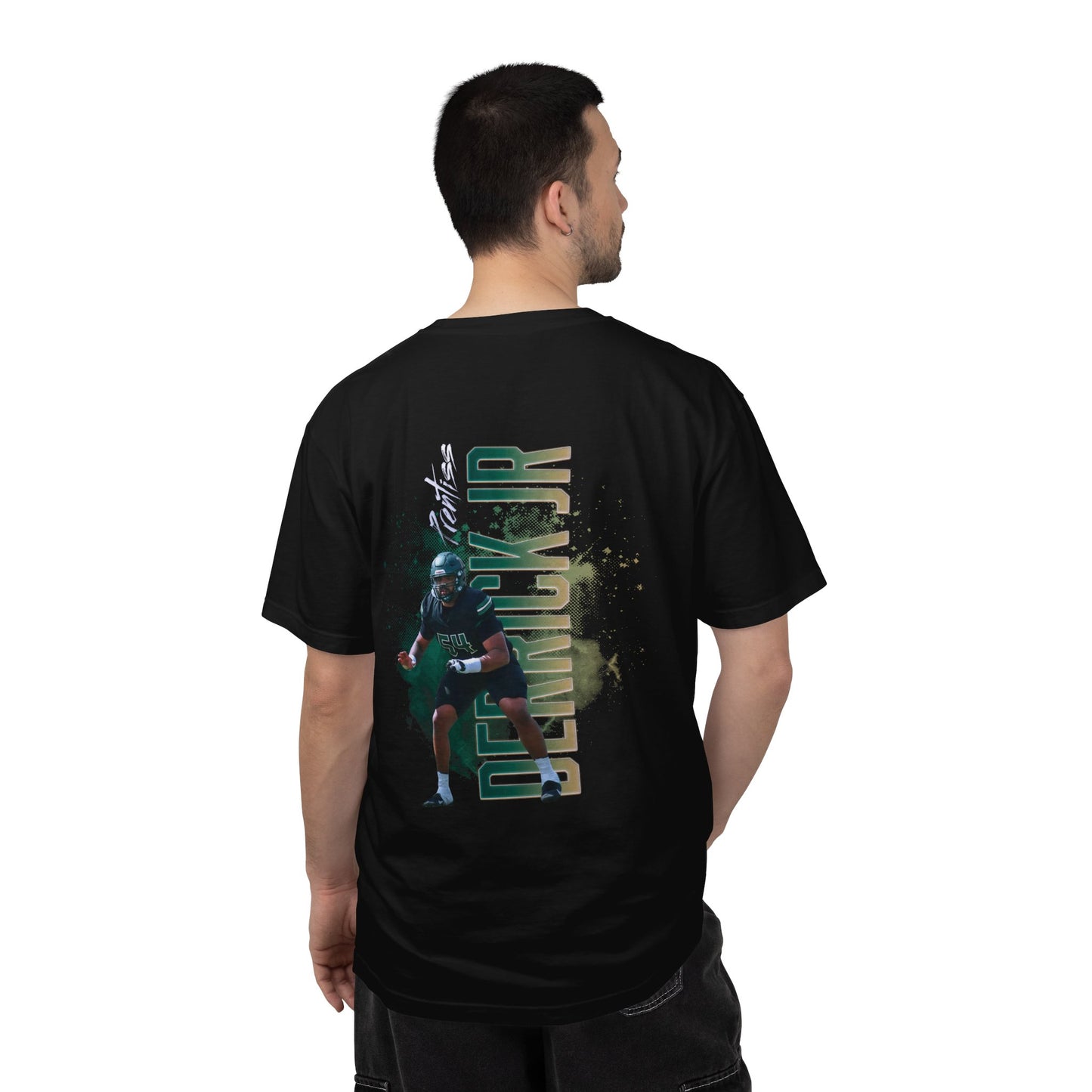 Prentiss Derrick Jr. Logo Front & Back Premium Tee