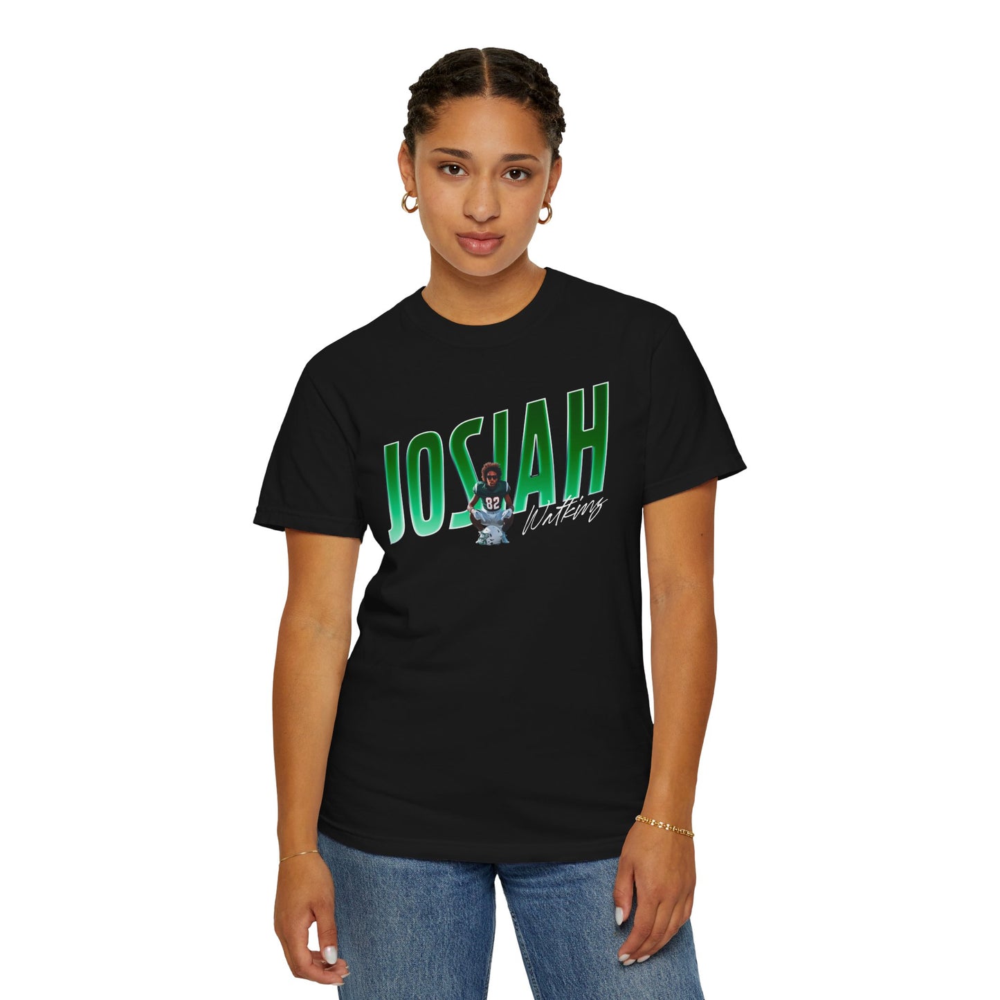 Josiah Watkins Cursive Combo Colored Premium Tee