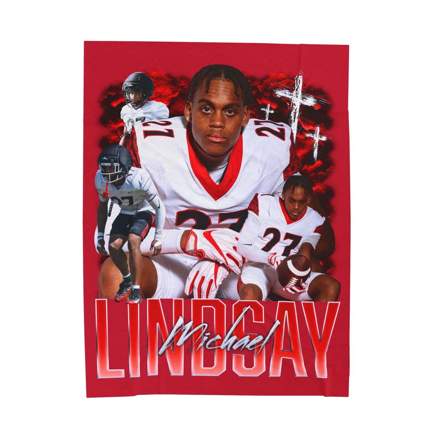 Michael Lindsay 60"-80" Plush Blanket