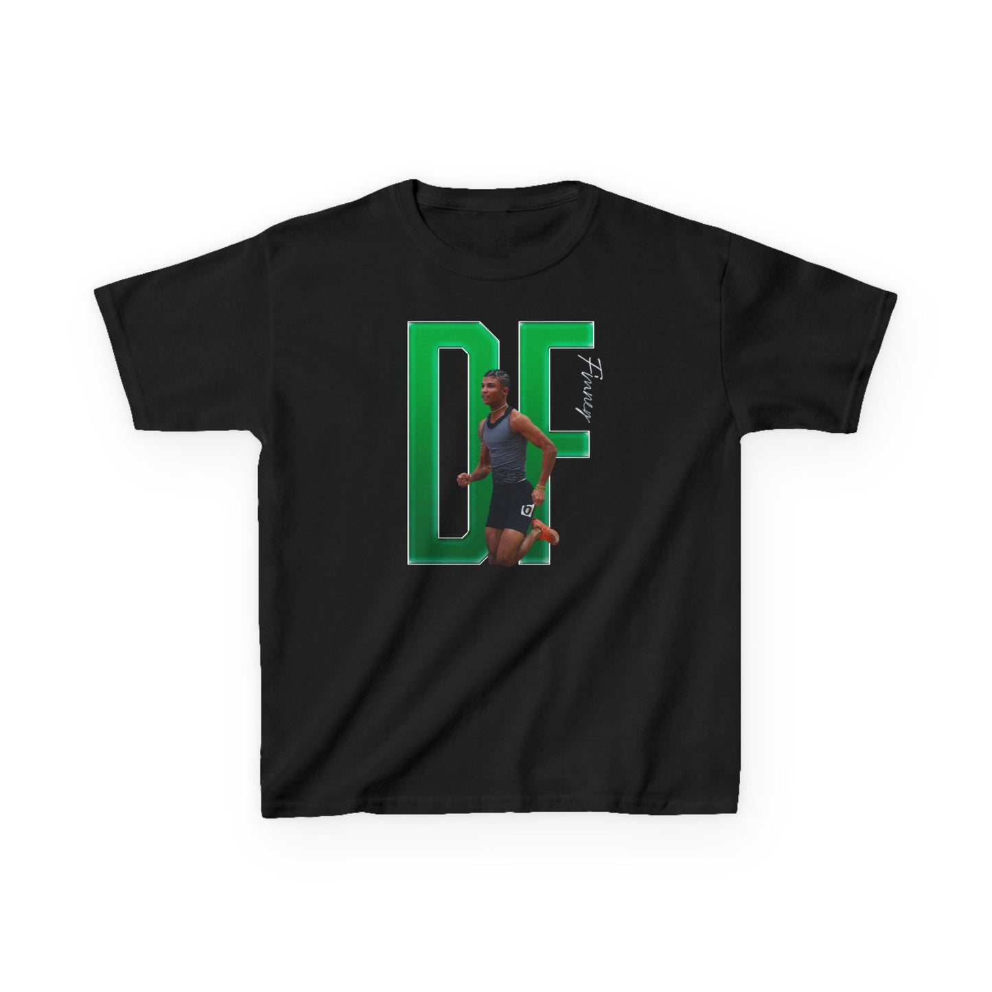 D'Shawn Finney Player Icon Initials Kids Tee