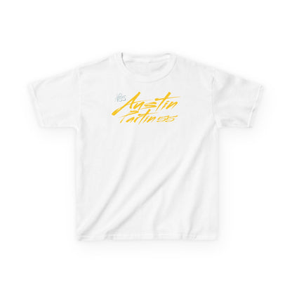Austin Partin Cursive Name & Number Kids Tee
