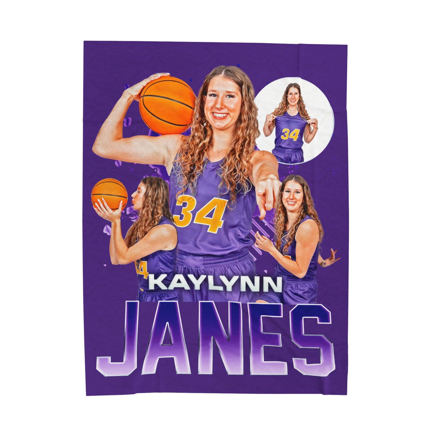 Kaylynn Janes 60"-80" Plush Blanket