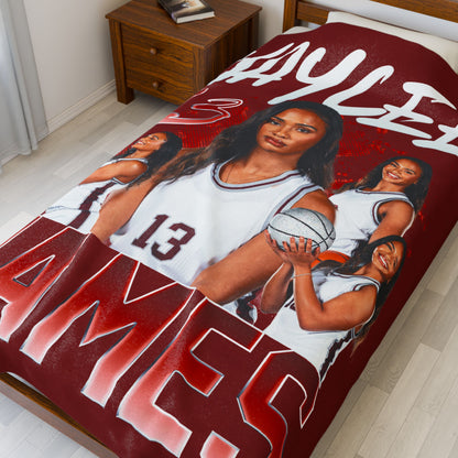 Maycee James 60"-80" Plush Blanket