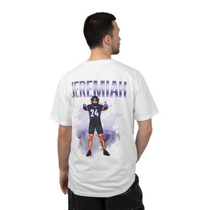 Jeremiah Valdez-Sholar Logo Front & Back Premium Tee